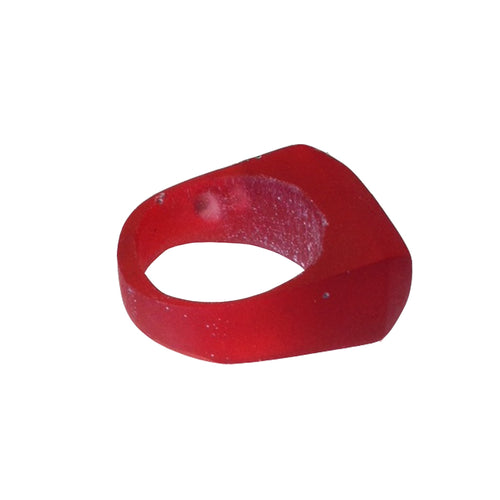 Ruby Red Resin Ring